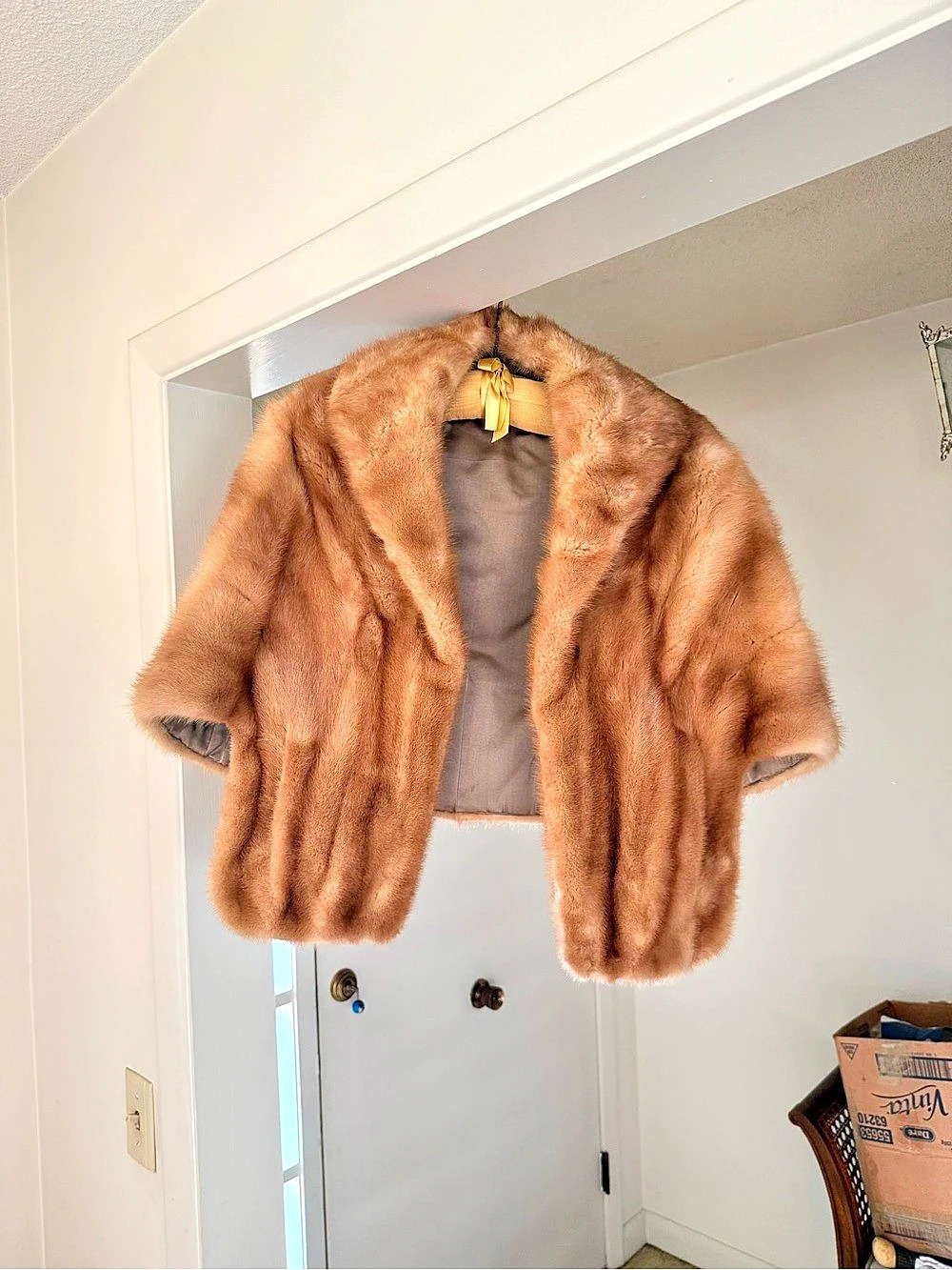Brown Fur Cape